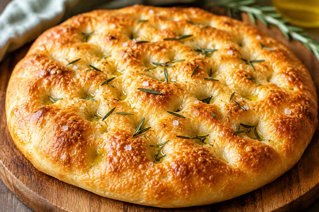 Golden Rosemary Focaccia&nbsp;Bread