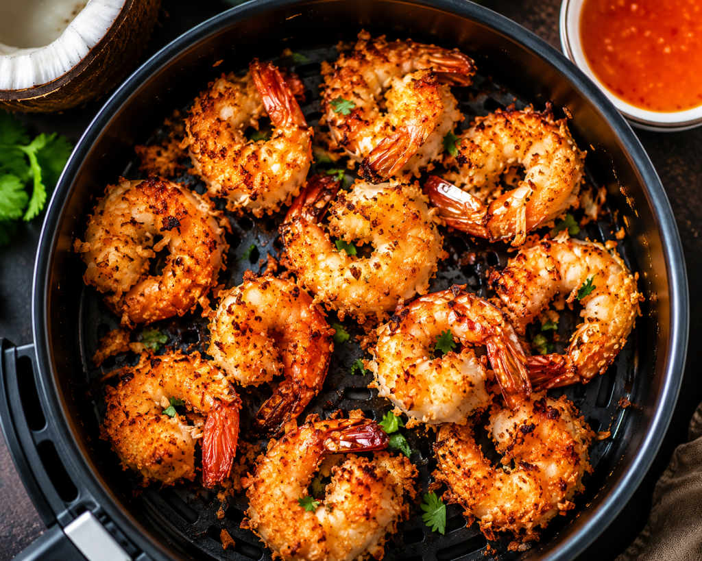 Crispy Air Fryer Coconut&nbsp;Shrimp