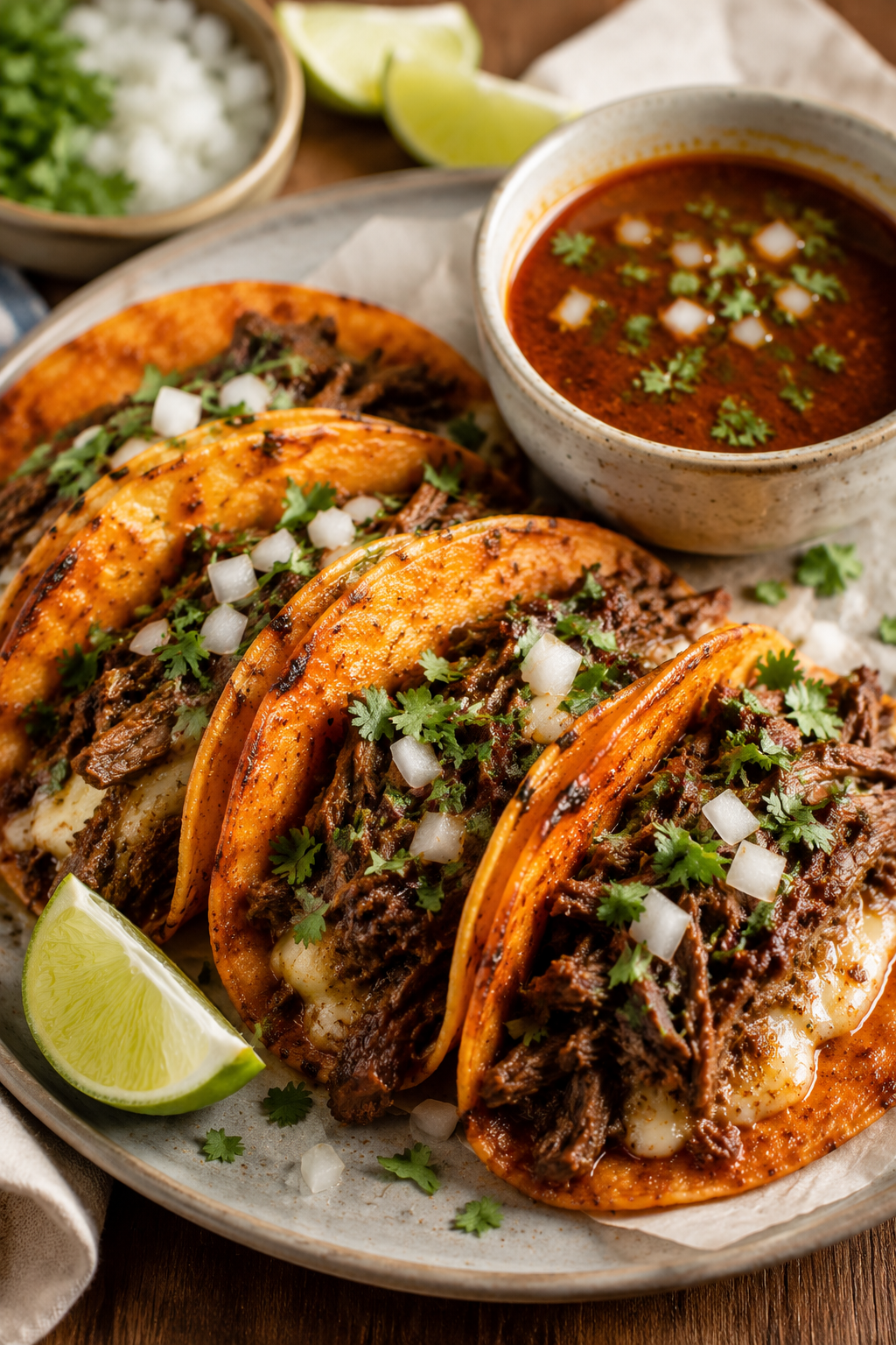 Crispy Cheesy Birria&nbsp;Tacos
