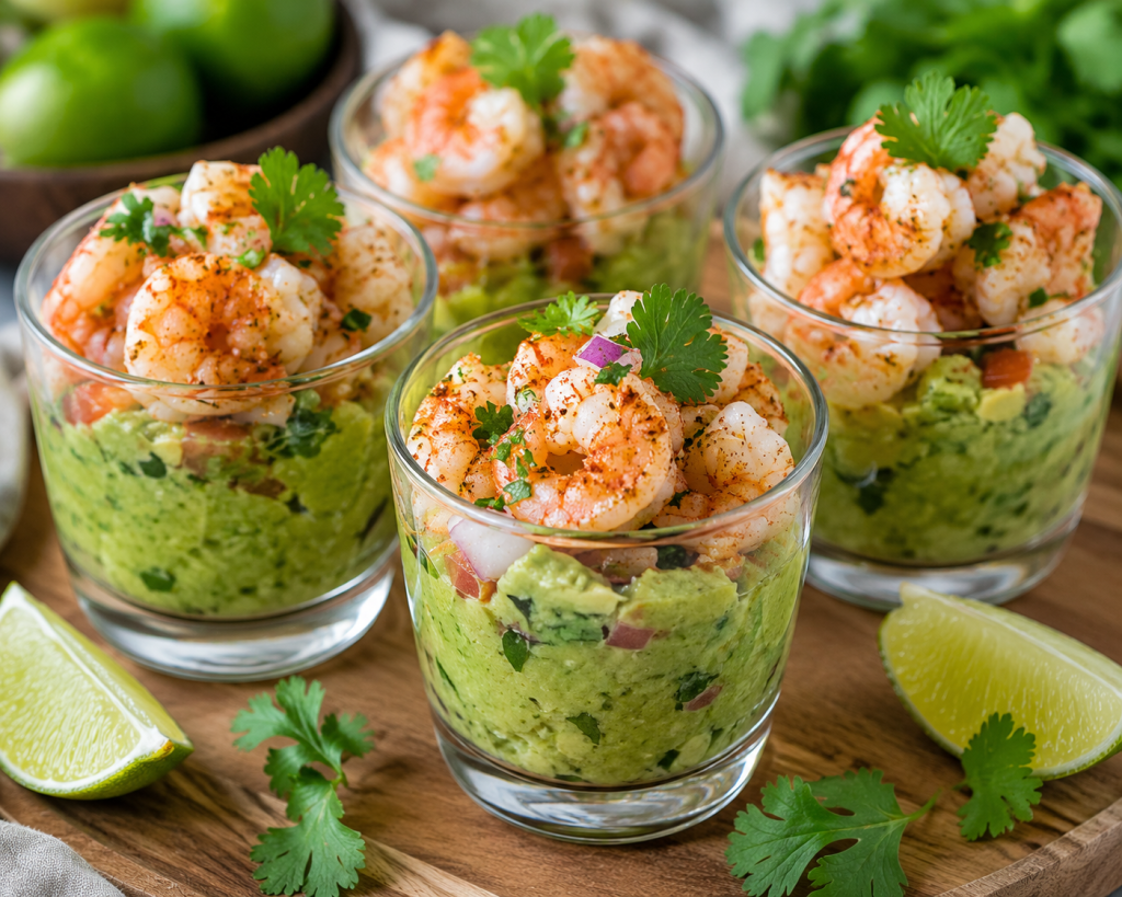 Shrimp & Guacamole Cups