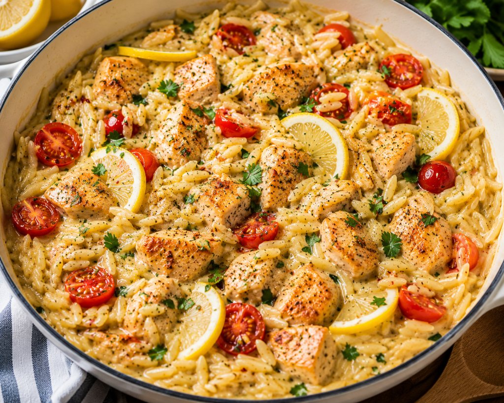 Ultimate One-Pot Lemon Chicken Orzo