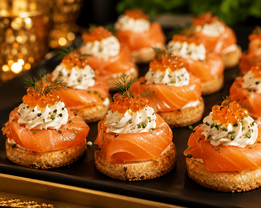 Luxury Smoked Salmon&nbsp;Canapés