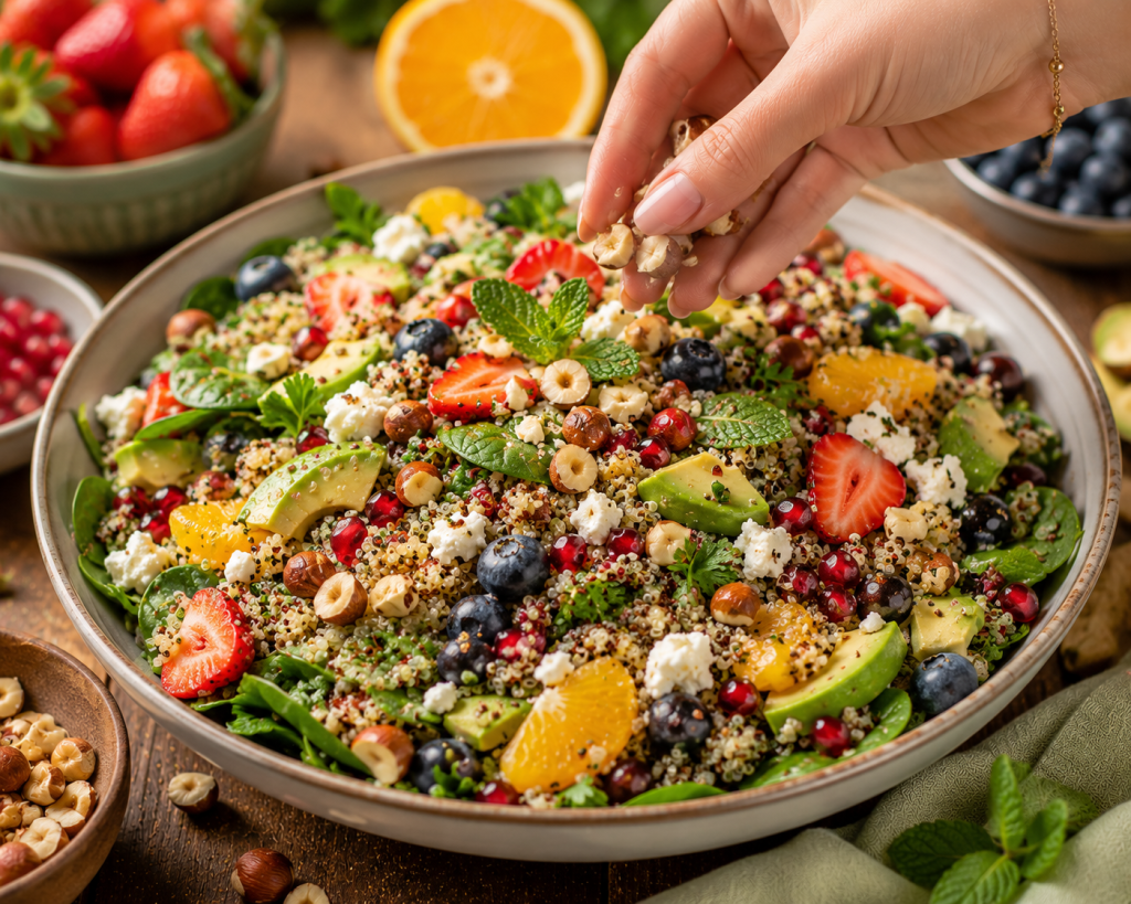 Fresh Quinoa Fruit Salad
