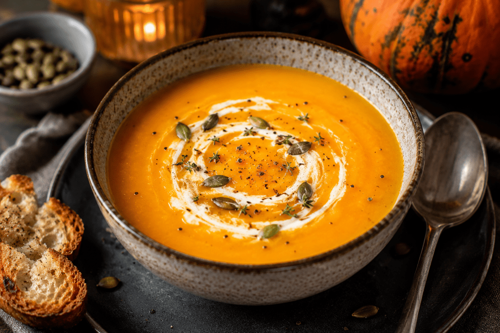 Velvet Pumpkin Bliss&nbsp;Soup