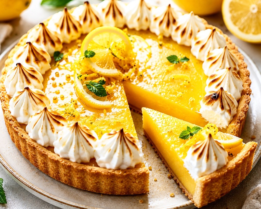 Lemon meringue tart