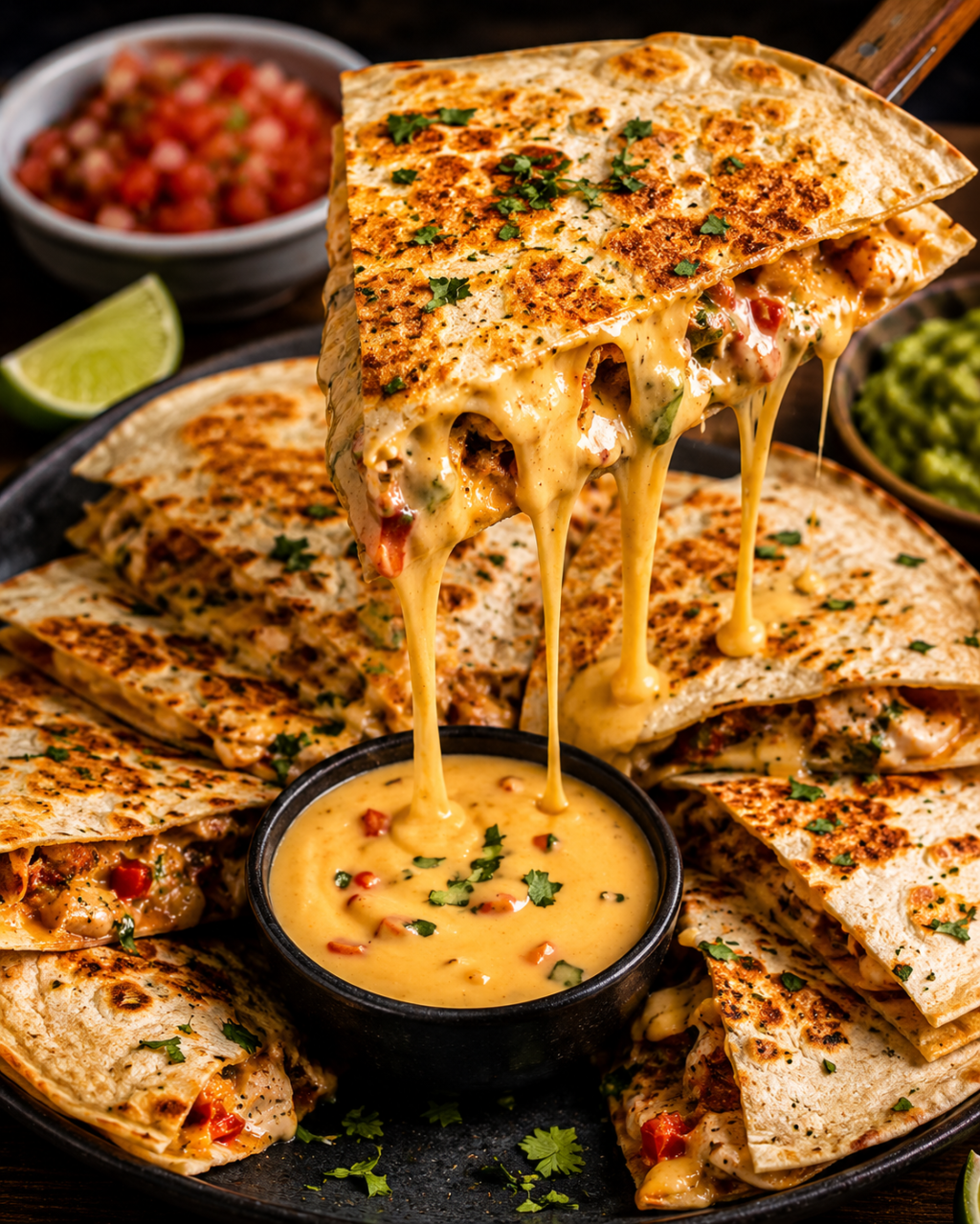 Ultimate Quesadilla with Creamy&nbsp;Queso