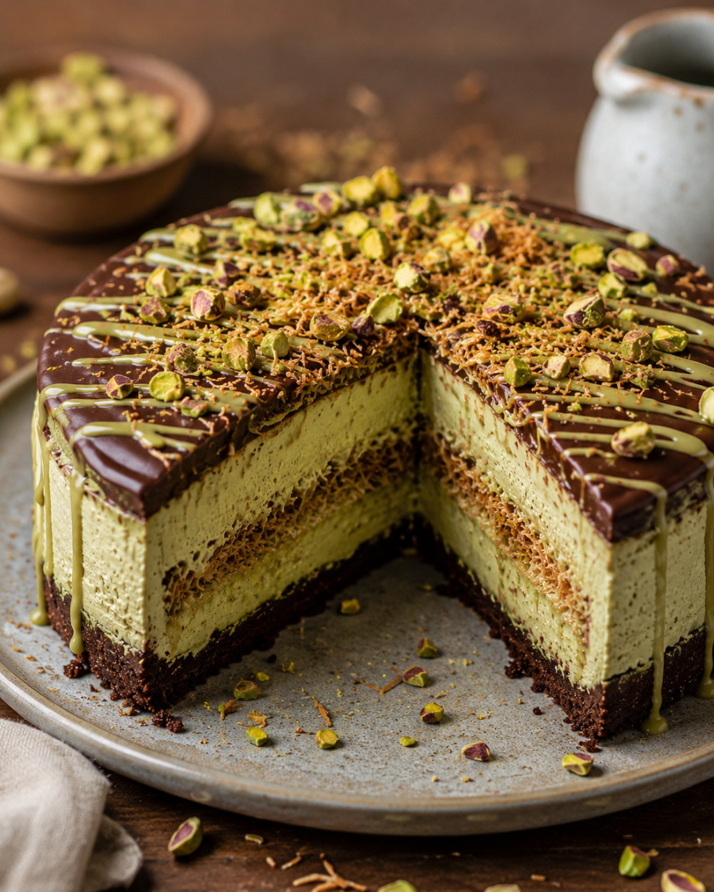 Dubai Chocolate Cheesecake&nbsp;Dream