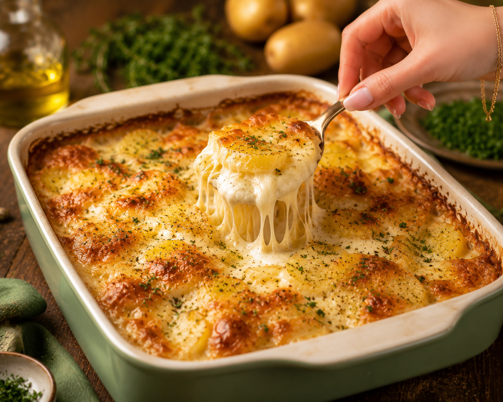 Cheesy Potato Gratin