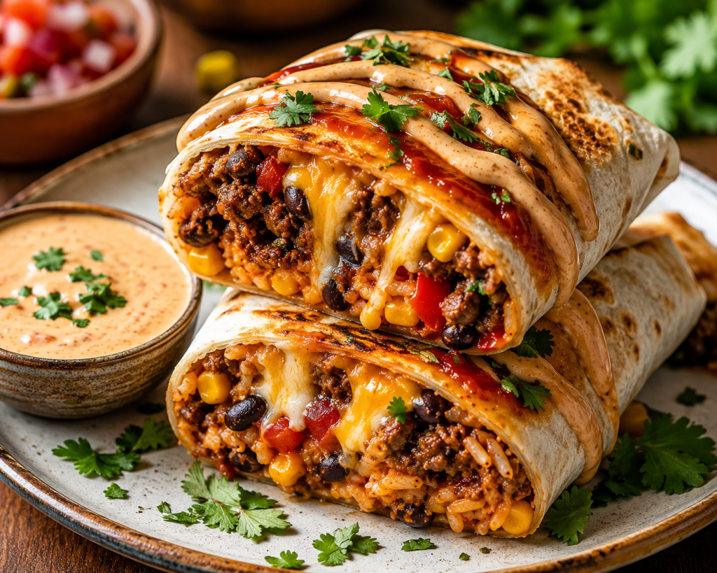 Ultimate Cheesy Burritos