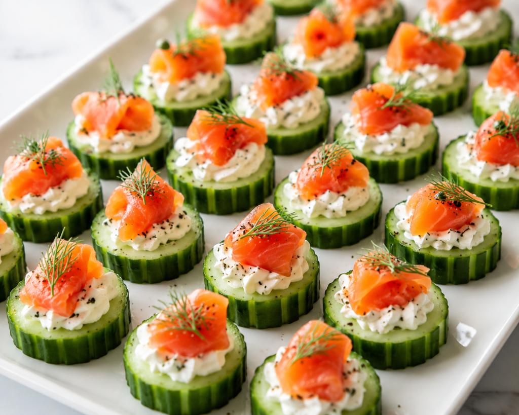 Homemade Cucumber Cream Cheese Bites