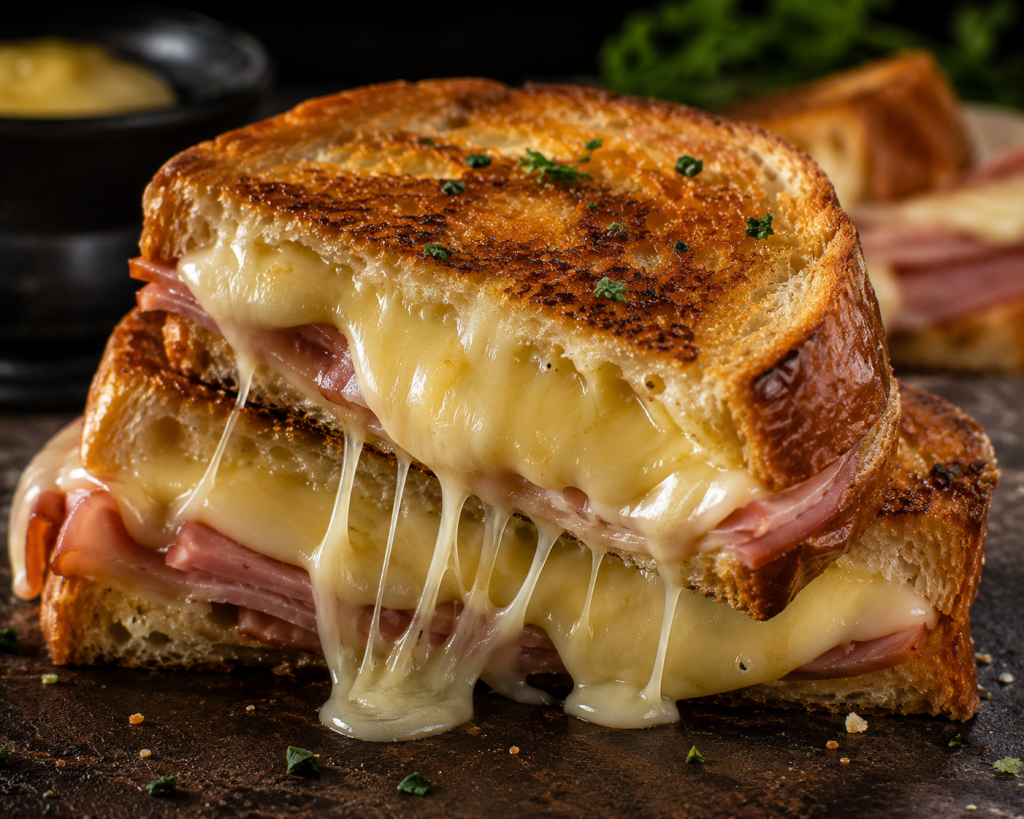 Cheesy Croque Monsieur&nbsp;Melt
