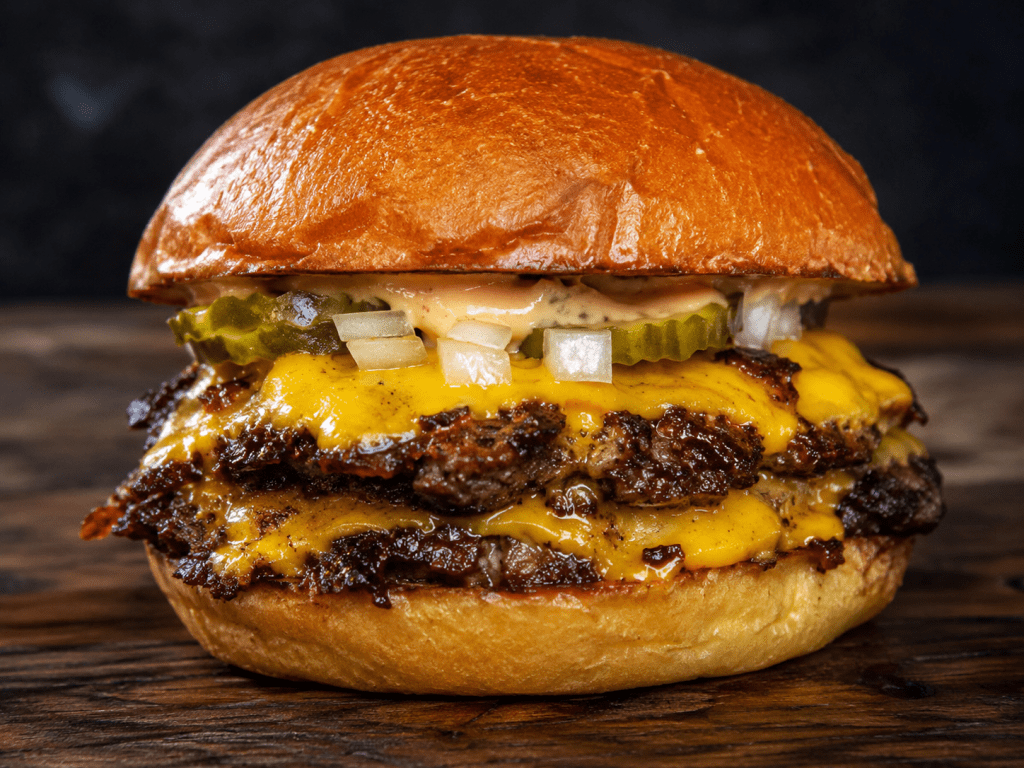 Loaded Double Smash Burger Deluxe