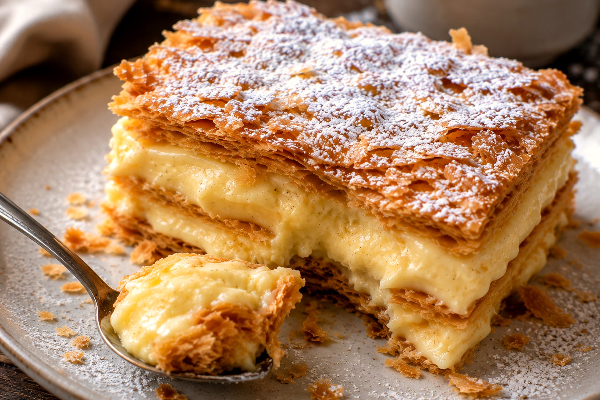 Easy Homemade Mille-Feuille (Napoleon Pastry)