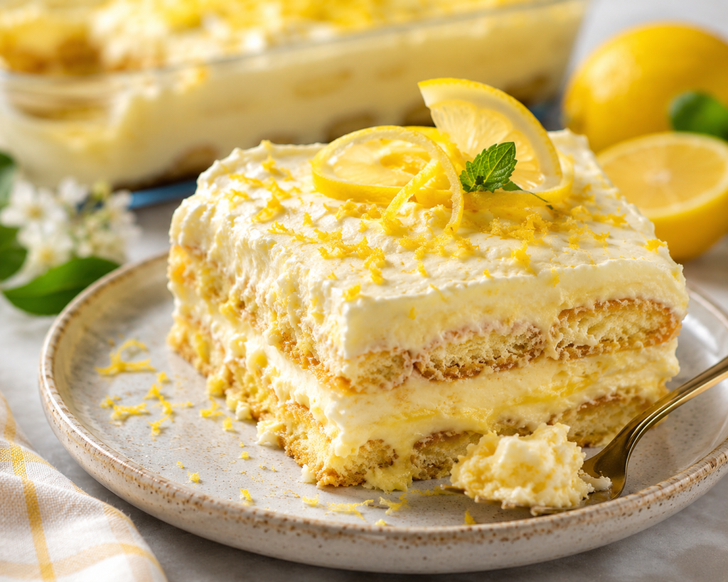 THE ULTIMATE LEMON TIRAMISU (WITH PASTEURIZED EGGS) – SILKY, LIGHT &&nbsp;IRRESISTIBLE