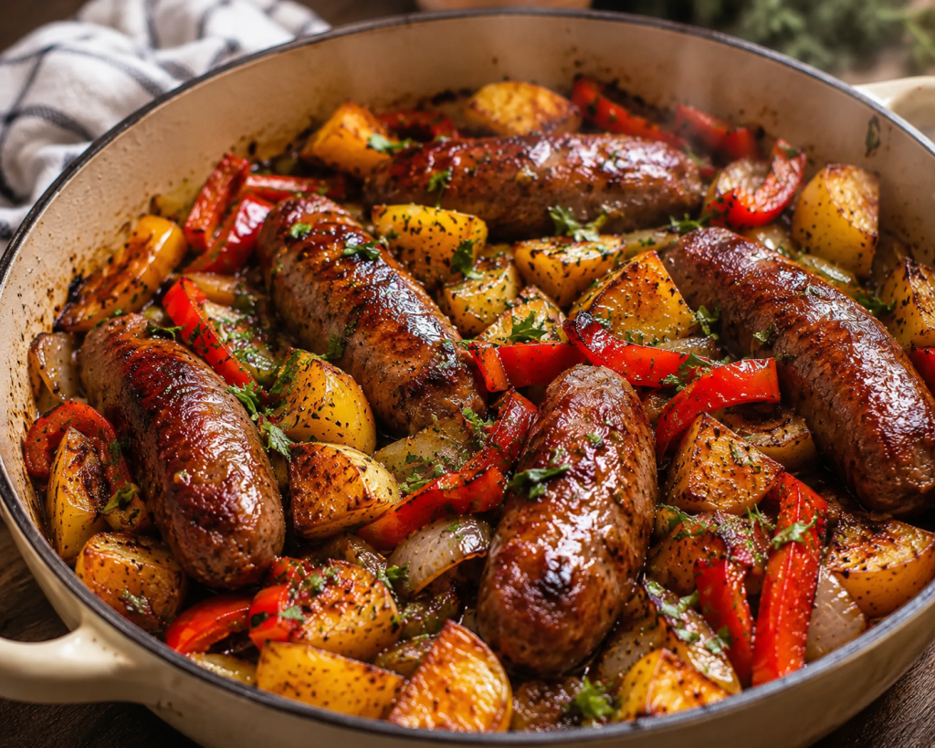 One-Pot Sausage, Peppers & Potatoes – The Ultimate Easy Family&nbsp;Dinner