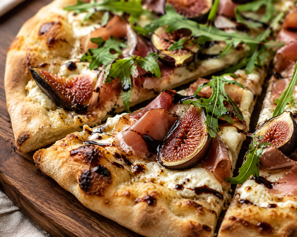 Fig & Prosciutto Pizza with Goat Cheese and Balsamic&nbsp;Glaze