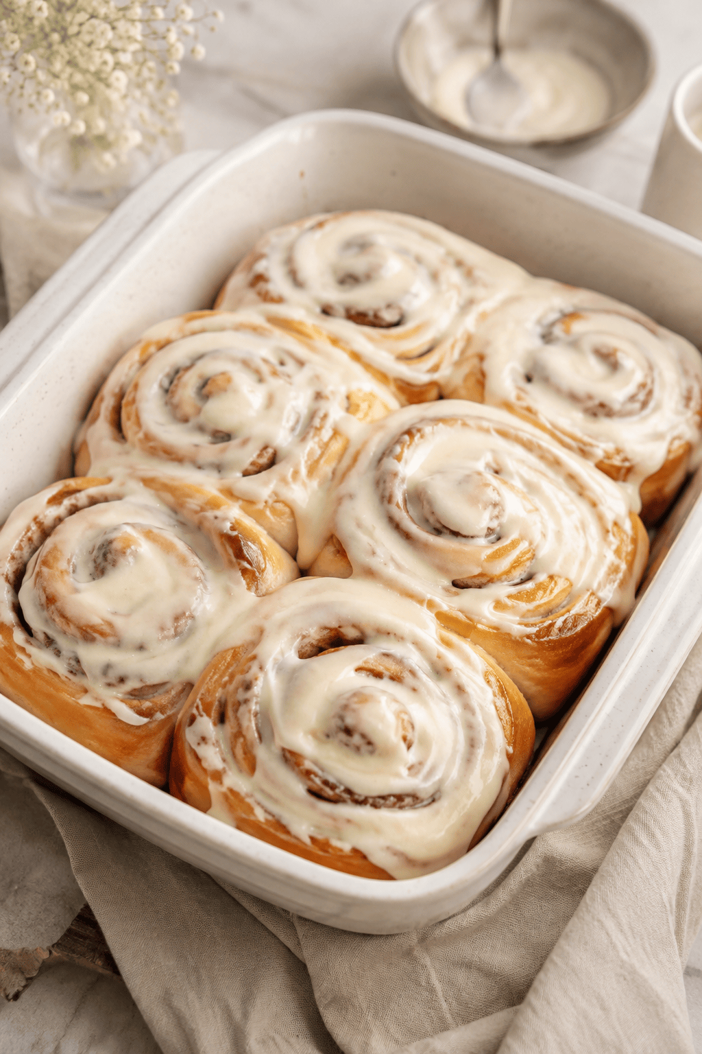 Soft & Fluffy Cinnamon Rolls with Cream Cheese&nbsp;Frosting