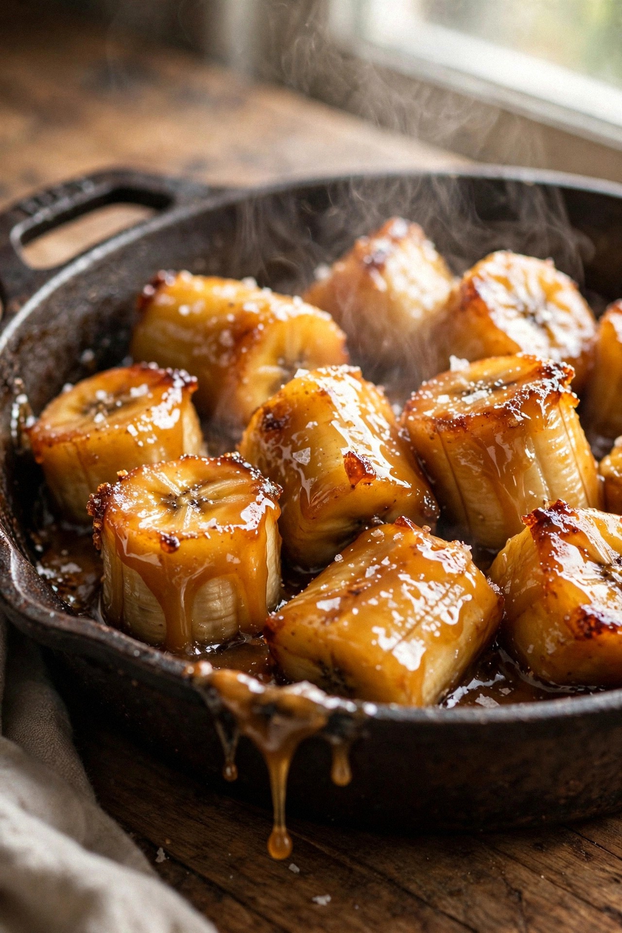 Caramelized Banana Bites