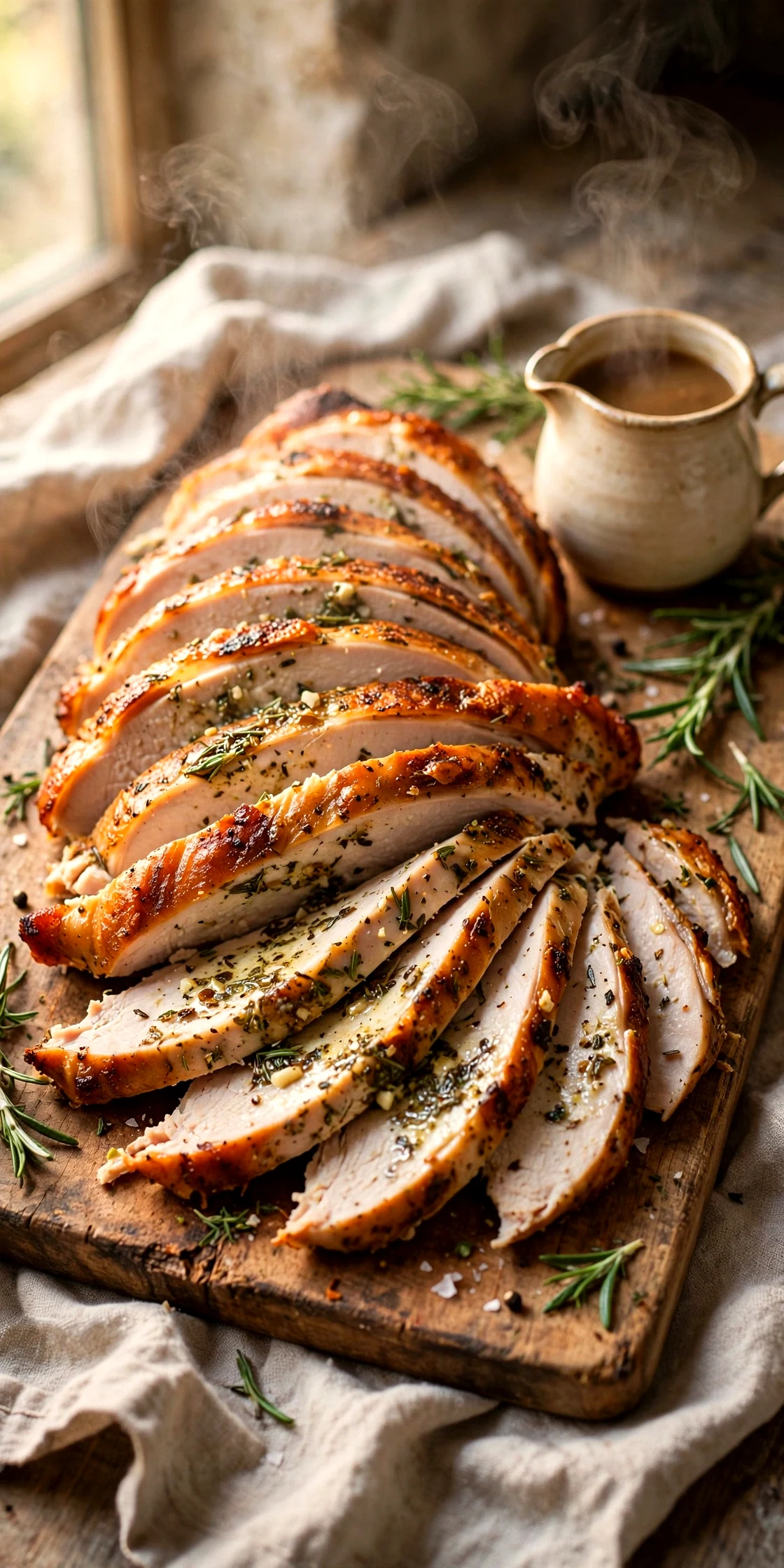Herb Butter Roast Turkey Breast