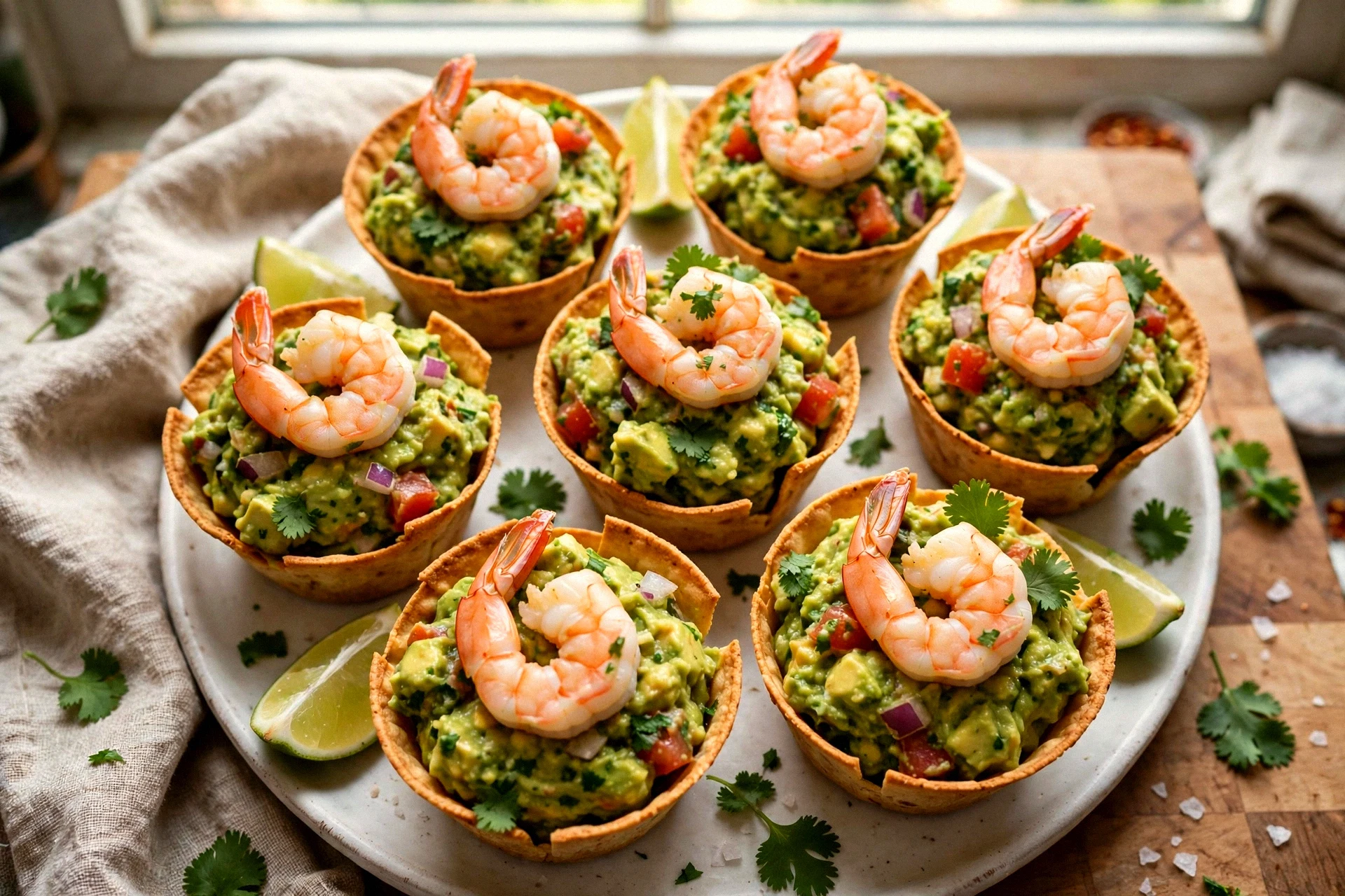 Shrimp & Guacamole Cups