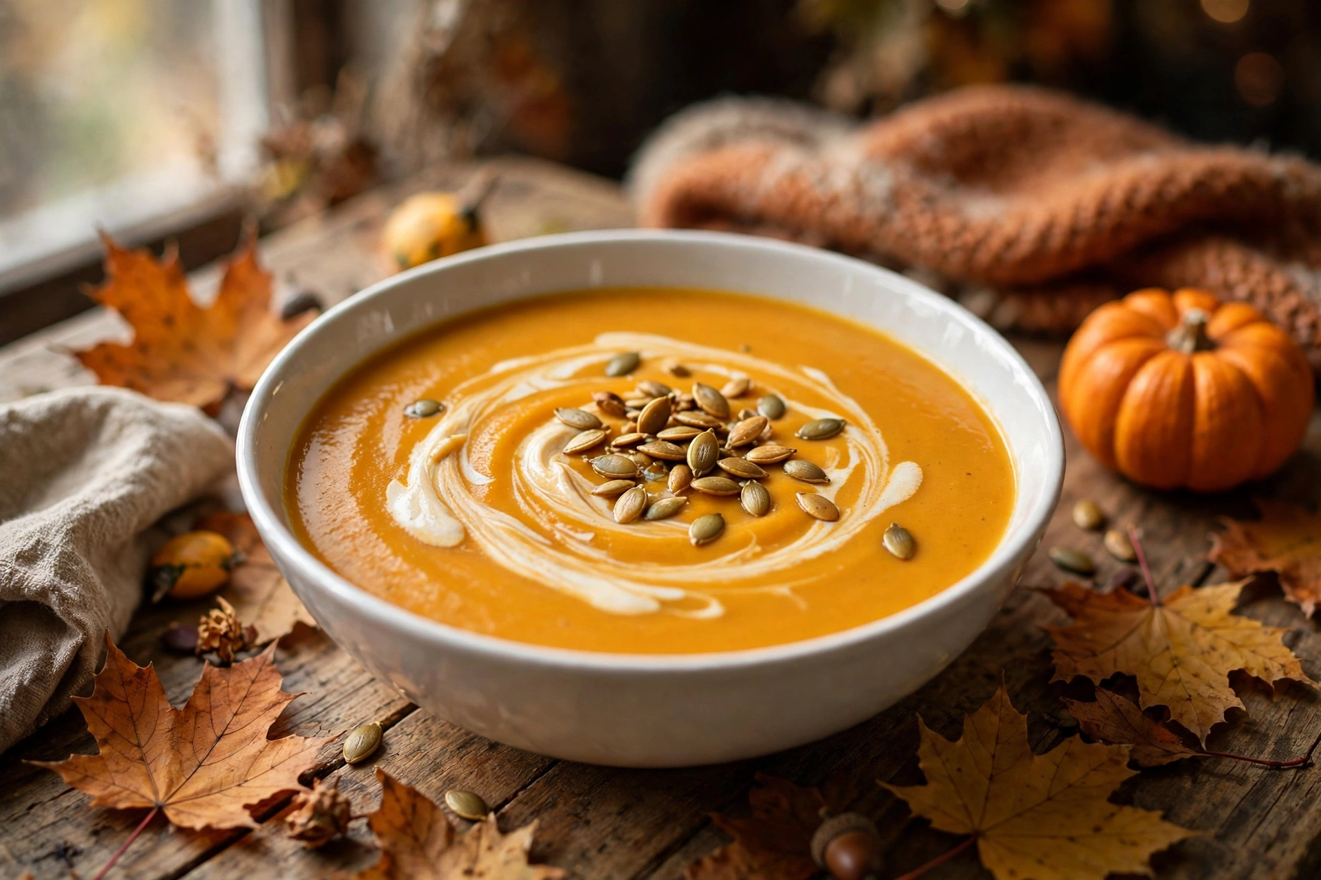 Creamy Roasted Pumpkin Soup