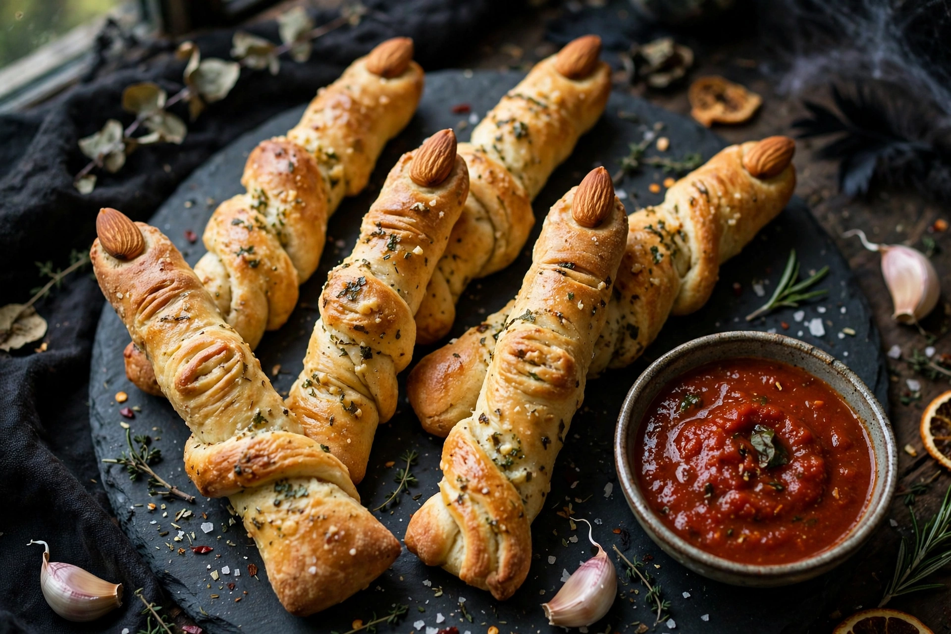 Witch Finger Breadsticks